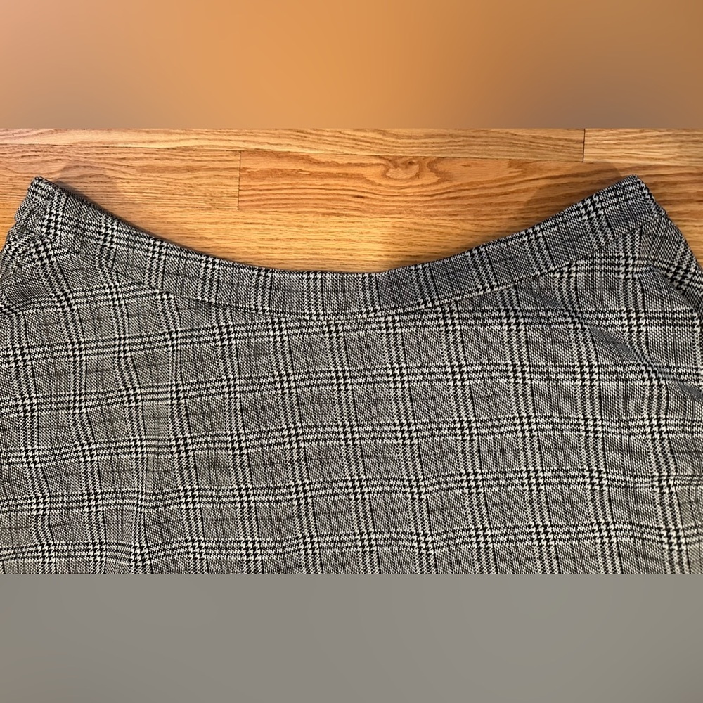 Mod Cloth Women’s Size 4X Plaid Midi Skirt A-Line Pull On Stretch Waist Office - Picture 3 of 9